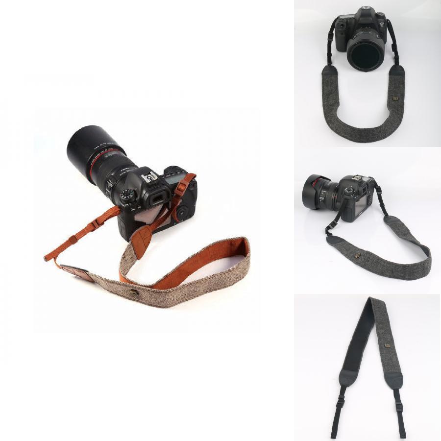 Camera Cotton Shoulder Strap For Dslr Cameras With Adjustable Length For Comfortable Photography