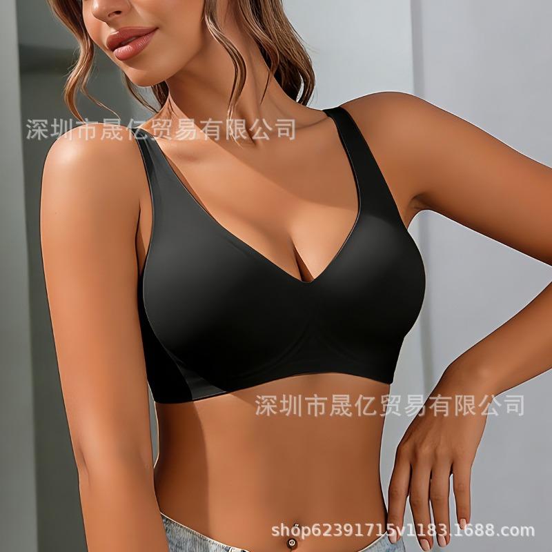 Soutien-gorge push-up sans couture respirant pour femme, sans armature, avec effet push-up, pour un usage quotidien