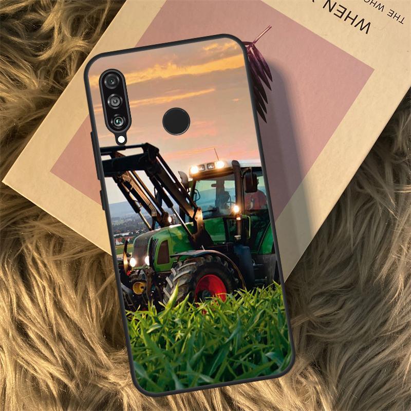 Farm Vehicle Tractor For Huawei Nova 11i 12i 3i 7i 8i 9 10 SE Y60 Y61 Y70 Y72 Y73 Y90 Y91 P20 P30 P40 Lite Case
