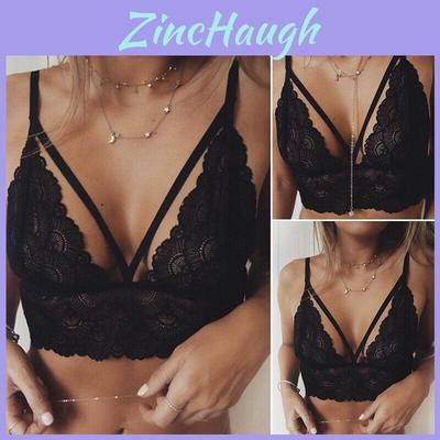 Elegant Women's Lace Bralette With High Elasticity Perfect For Summer Cami Style