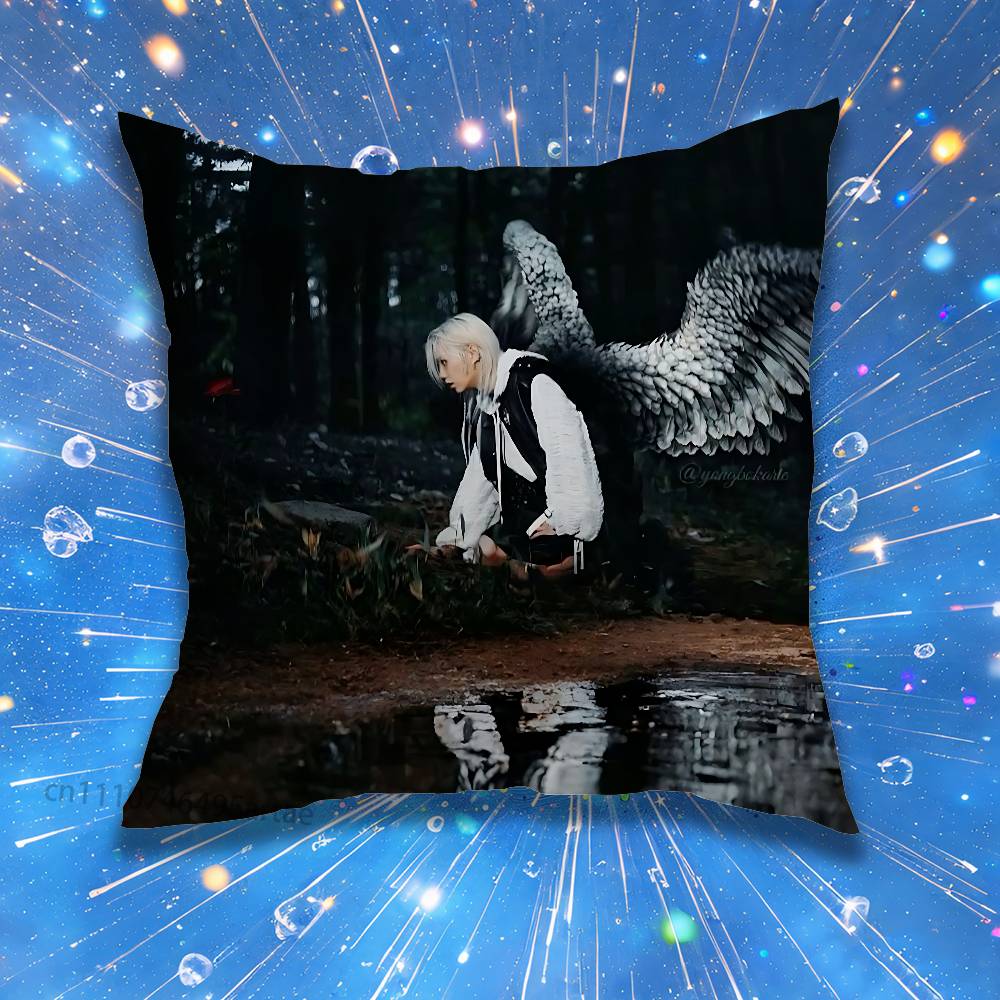 FFelix Lee SSKZ Pillow Case For Home Bedroom Car Office Decoration Living Room Sofa Cushion Cover Suitable