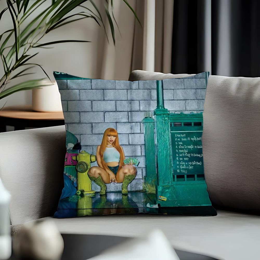 Trending Iice Spiceead Cushion Cover Antidustmite Pillowcase Invisible Zipper Silky Short Plush Sofa Cushion Cover