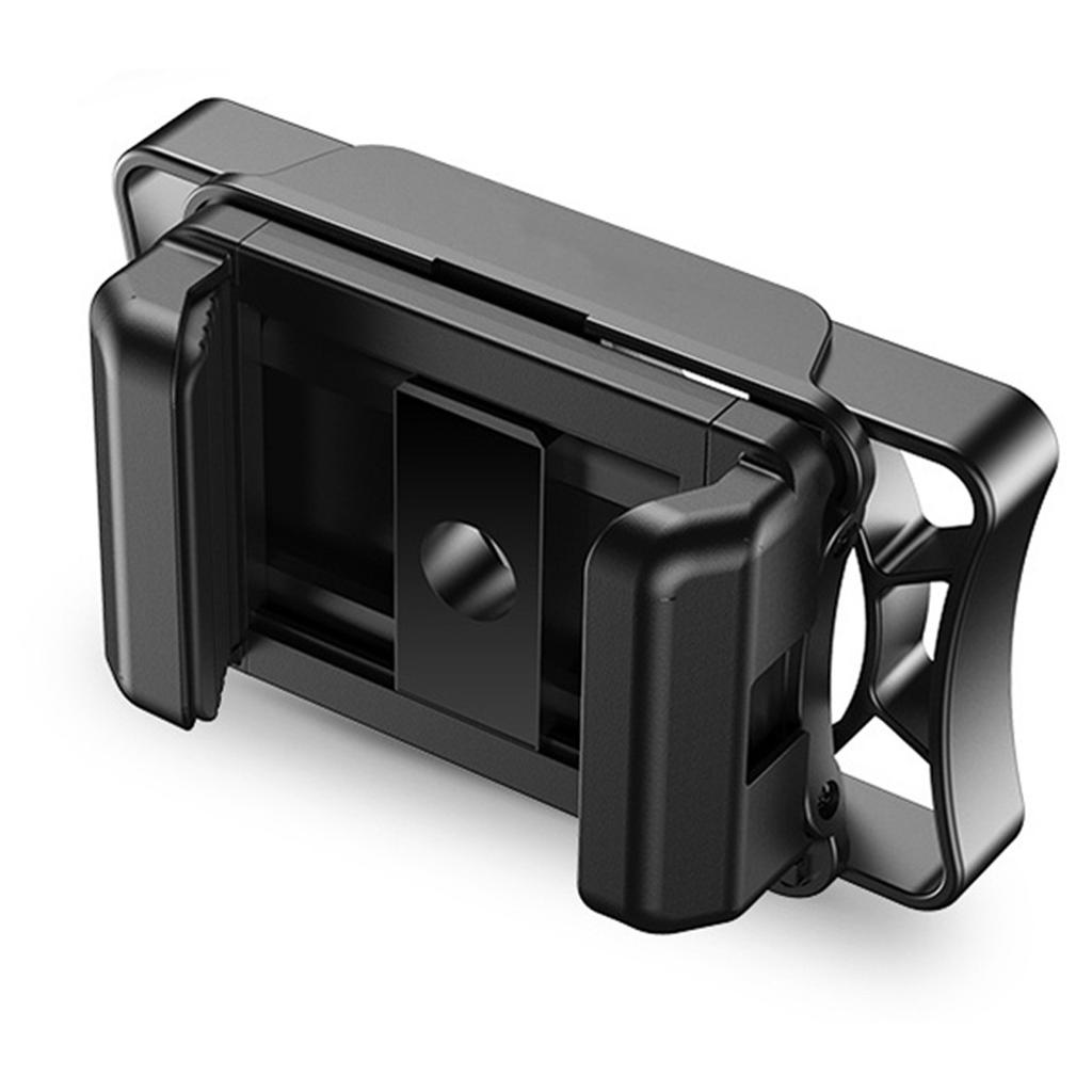 Černý adaptér pro binokulár a smartphone 360stupňový adaptér Nastavitelné EVA distanční vložky Konstrukce proti uvolnění Lehký design