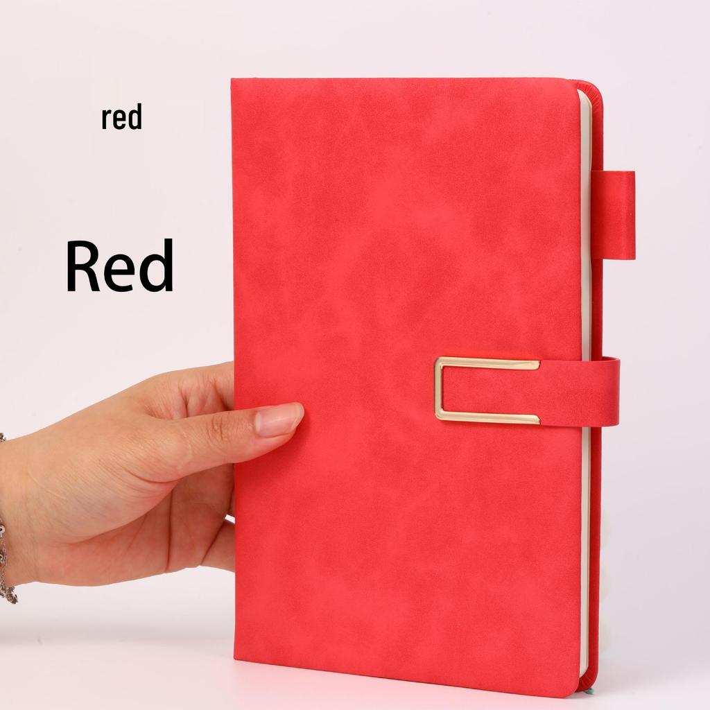 Caiet A5 din Piele Extra Gros cu Cataramă - Ideal pentru Studenți și Afaceri, Design Simplu de Jurnal