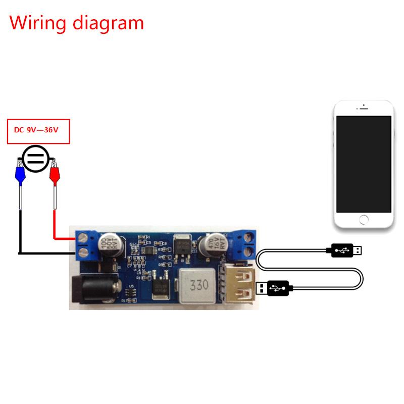 Replace Lm2596S Dc-Dc 24V/12V To 5V 5A Step Down Power Supply Buck Converter Module Adjustable Usb Step-Down Charging Module
