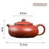 140ml Yixing Purple Clay Teapots Famous Handmade Zisha Tea Pot Beauty Tea Infuser Kettle Household Tea Set Chinese Teaware Gifts