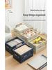 Foldable Plastic Storage Box for Clothes, Books, and Toys