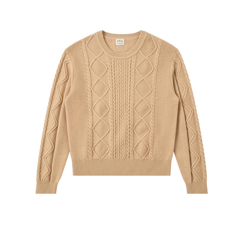 HAZZYS Women's Cable Knit Wool Blend Pullover