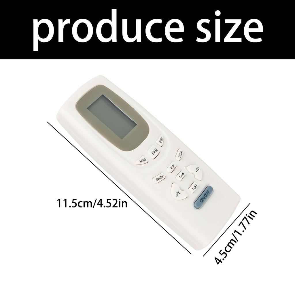 Plugging Play Air Conditioner Remote Replacement For Multiple Agreement Models Including Y512F2 Y502K KTGL002