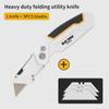 Multifunktions-Universalmesser Tragbares Tapeziermesser Faltbares scharfes Hochleistungsstahlmesser Professionelles Elektrikermesser