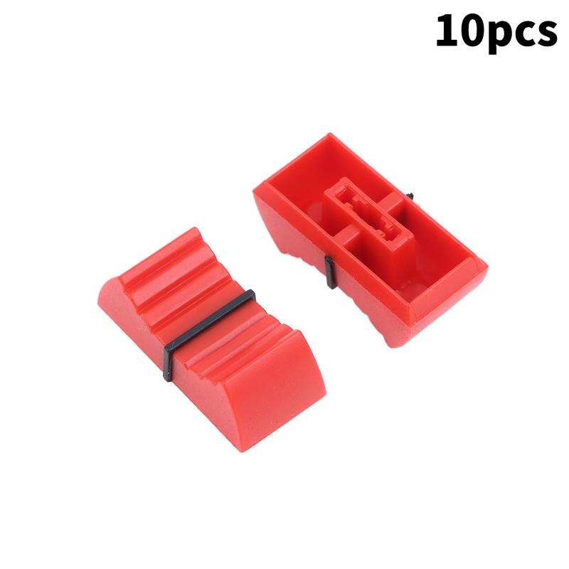 10 Stück 1x8 2x4mm Mixer Elektronische Tastatur Schiebepotentiometer Kunststoffkappe Fader-Kappe Knopf Druckknopf Buchse Druckkappe