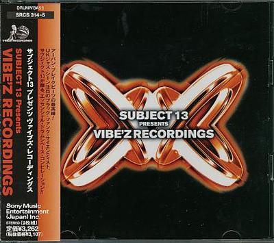 CD SUBJECT 13 - Vibes Recordings  SRCS3145 Vibez Recording 1997 Japan Dance & Electronica Used