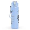 1PC Mom Best Ever Text Quote Print 750ml Color Plastic Sports Water Bottle Leakproof Flip Straw Lid Suitable for Sports Office Home Use