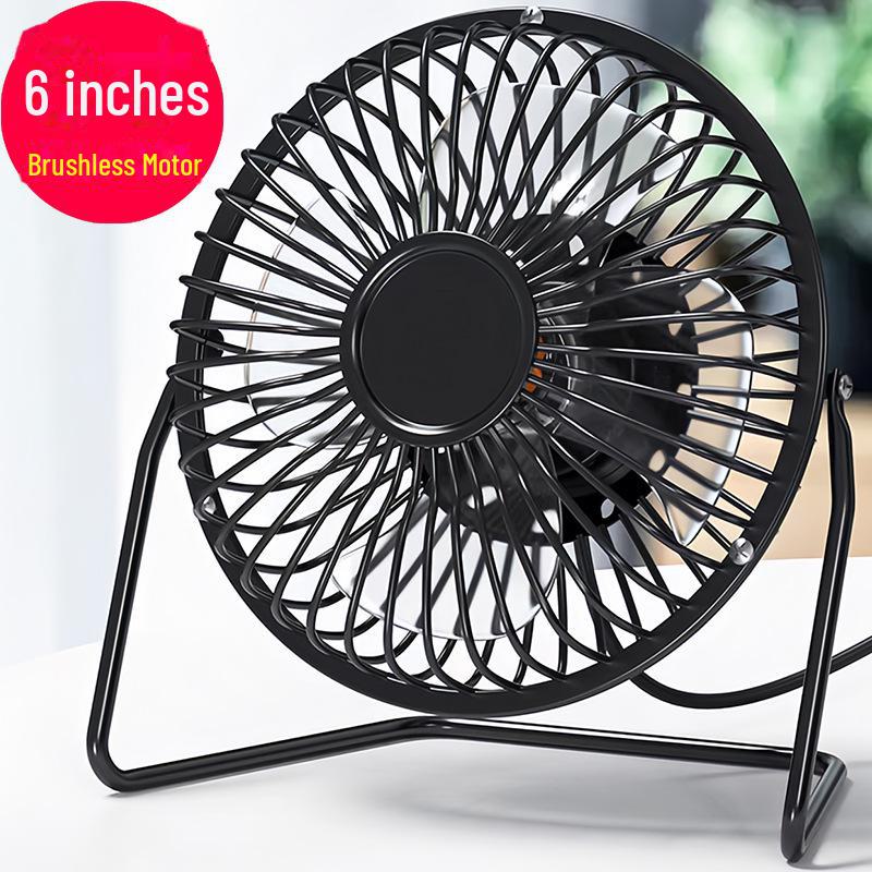 Premium-USB-Mini-Ventilator – 5,68 Zoll leiser Desktop-Ventilator für den Einsatz im Büro und bei Studenten