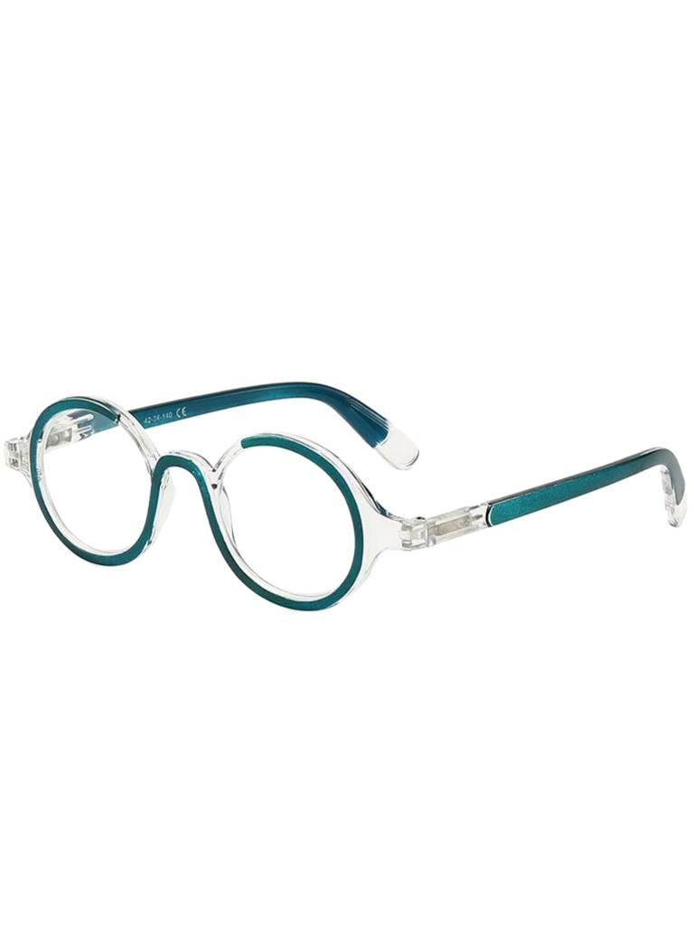 New Fashion Reading Glasses Anti-Blu-Ray Ultra-Clear Box Fashion Wind Power Reading Glasses