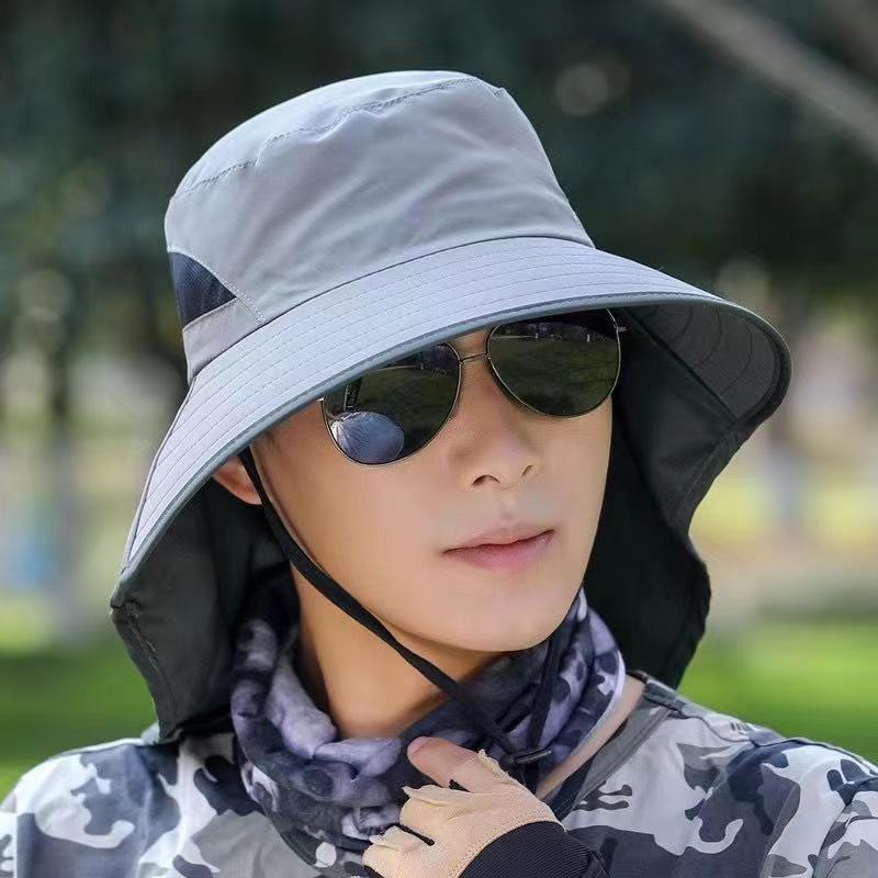 Unisex Summer Sun Hat with Wide Brim and UV Protection for Cycling, Fishing, Hiking, and Outdoor Activities