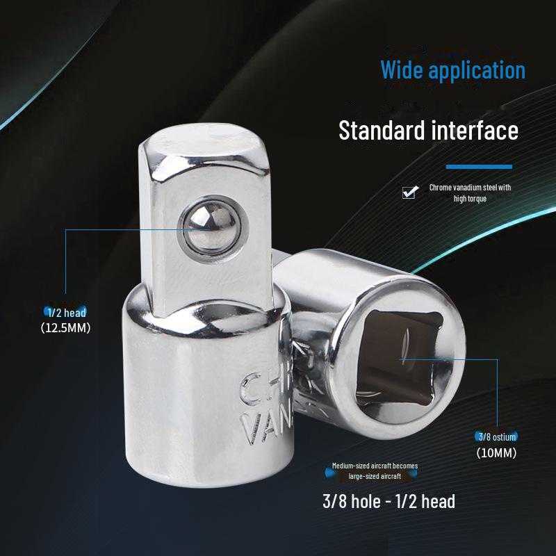 Socket Adapter - 1/2\" To 3/8\" To 1/4\" Universal Conversion Connector
