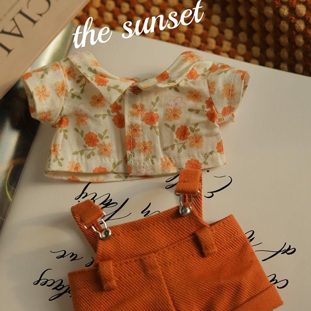 Mini Doll Clothes 2 Colors Clothes Overalls Suit New Toys Accessories  20cm Cotton Doll
