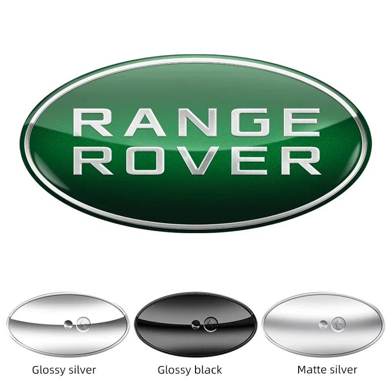 85mm/91mm 3D Logo Land Rover Badge Car Front Grille Emblem Rear Trunk Sticker For Land Range Rover Discovery Evoque Defender XS1