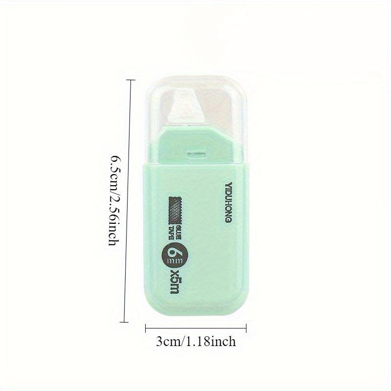 4pcs Easy Tear Double-Sided Adhesive Dot Tape, Total Length 5m, for Scrapbooking, Collage and Photo Albums - Ideal for School and Office Supplies