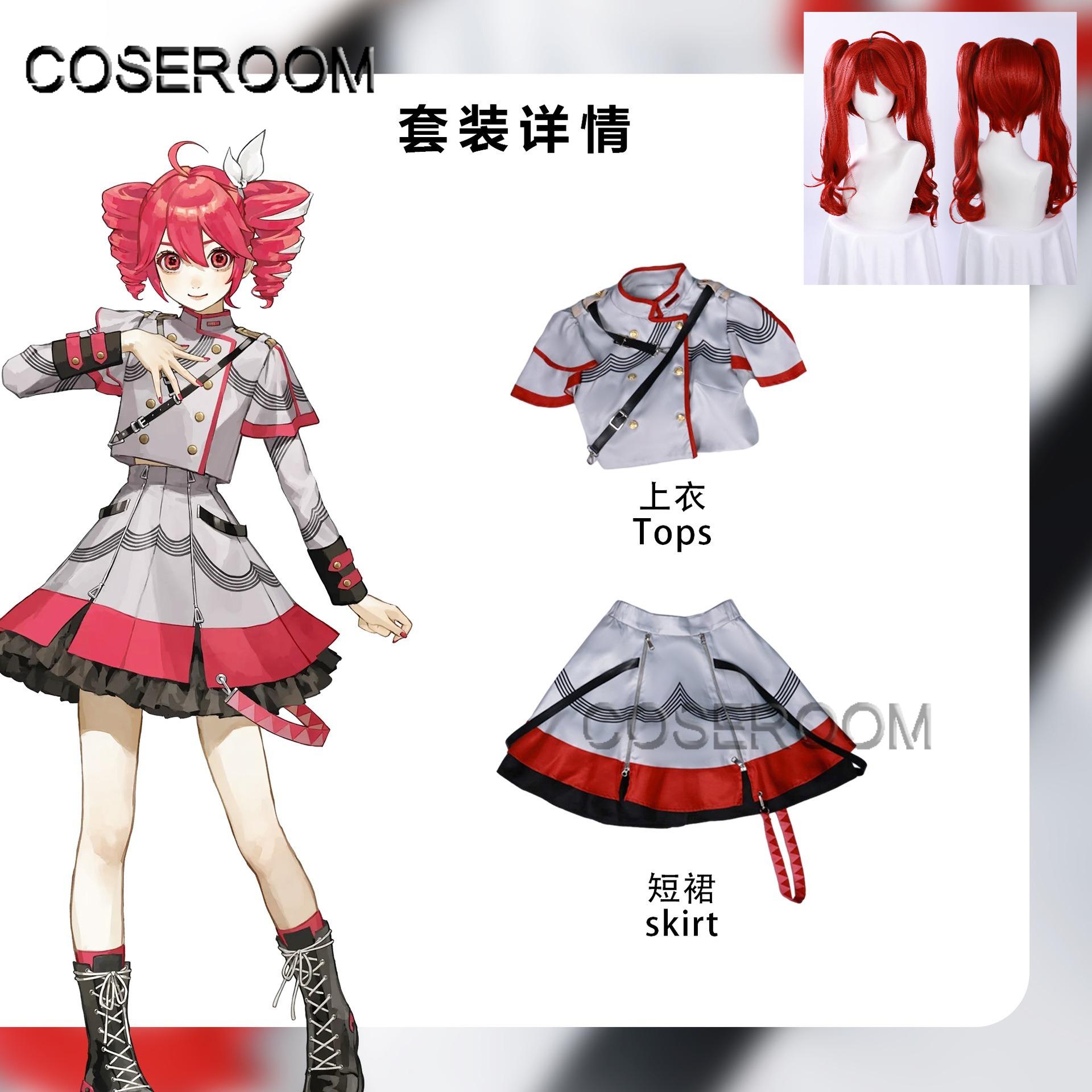 Costume Cosplay Kasane Teto Robes Anime Perruque Chaussures Jeu de Rôle pour Synthesizer V Kasane Teto Femmes Filles Comic Con XXL&Other gray