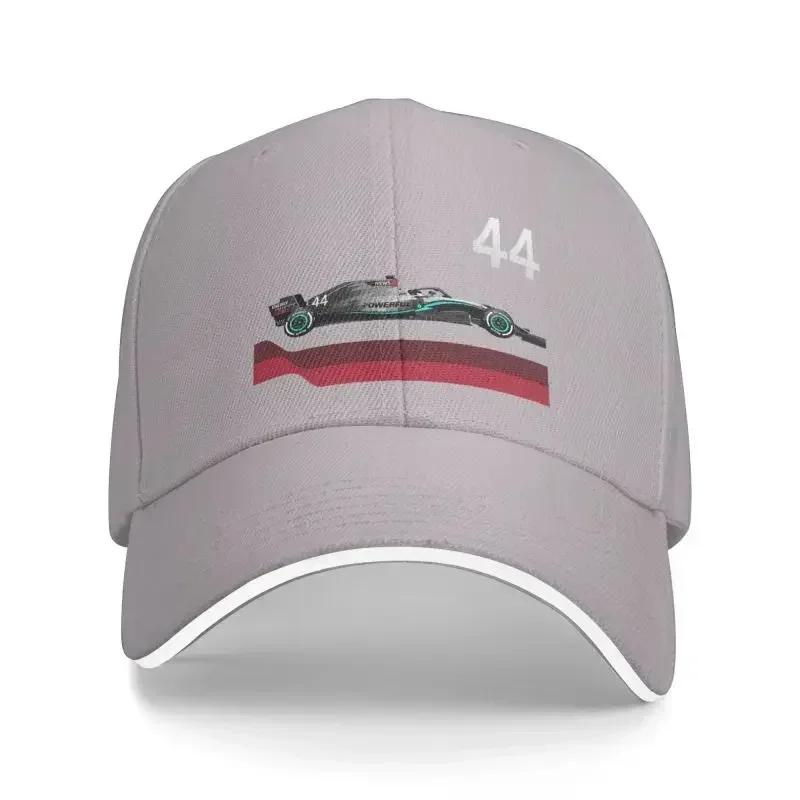 Punk Hamiltons 44 Sportwagen Fahrer Rennen Baseballkappe Damen Herren Atmungsaktiv Dad Hat Sonnenschutz