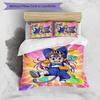3pcs Arale pattern bedding set duvet cover set includes duvet cover &pillowcases,perfect all season bedroom decoration&gift