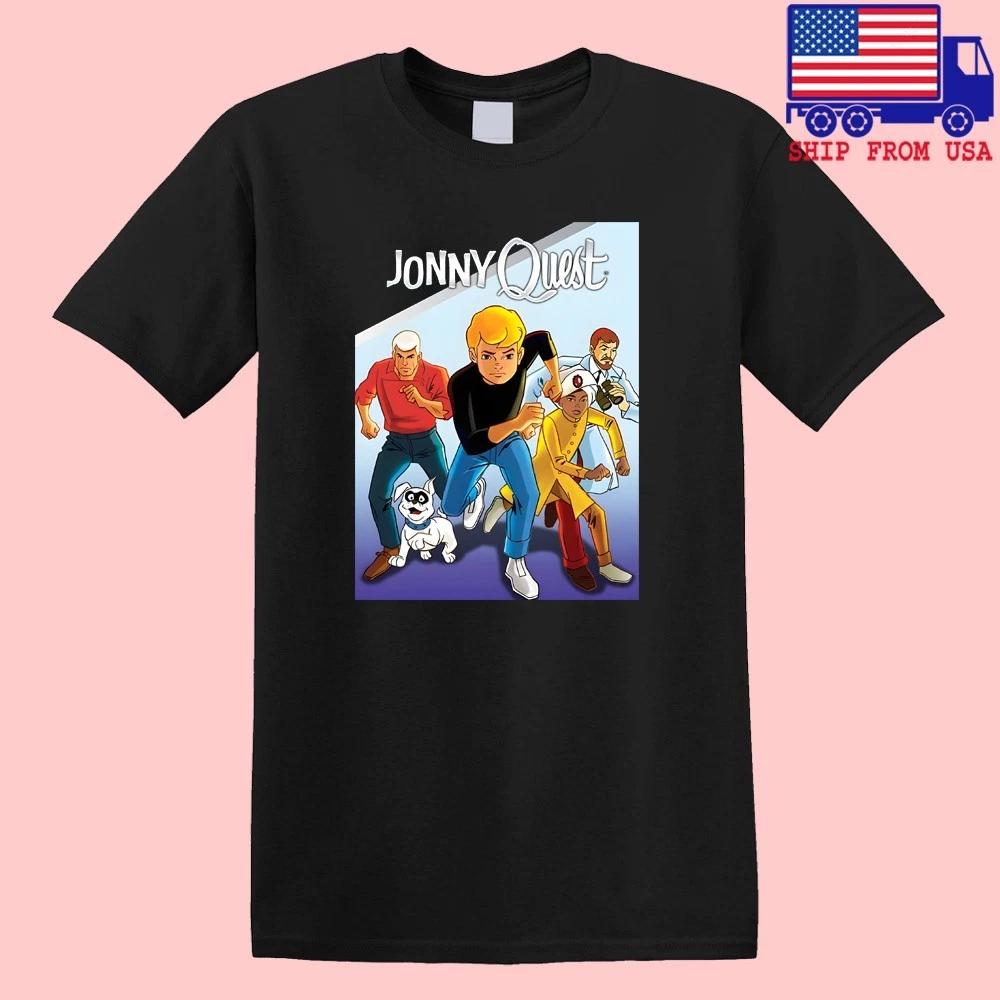 Jonny Quest Movie Retro Men s Black Size S-5XL S