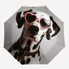 1pc Dalmatian Sunglasses Open/Close Folding Umbrella, All- Portable Umbrella for & Men, Stylish Accessory (Holiday Gift) 8-Rib yy251213198