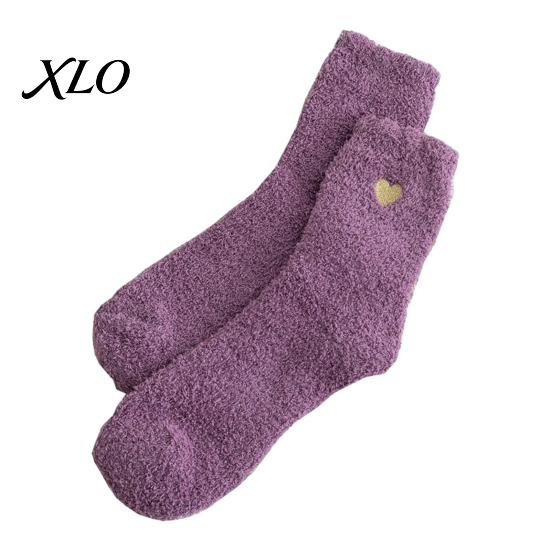 Sweet Style Decorative Socks 1 Pair Women's Fuzzy Slipper Socks, Soft Plush Warm Non Slip Indoor Floor Winter Home Sleeping Fluffy Cozy Fleece