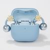 Flower Design Sparkling Zircons Headphone Buckles Clip On Ear Hook Accessory For FreeClip 1 2 Headphones Adornment