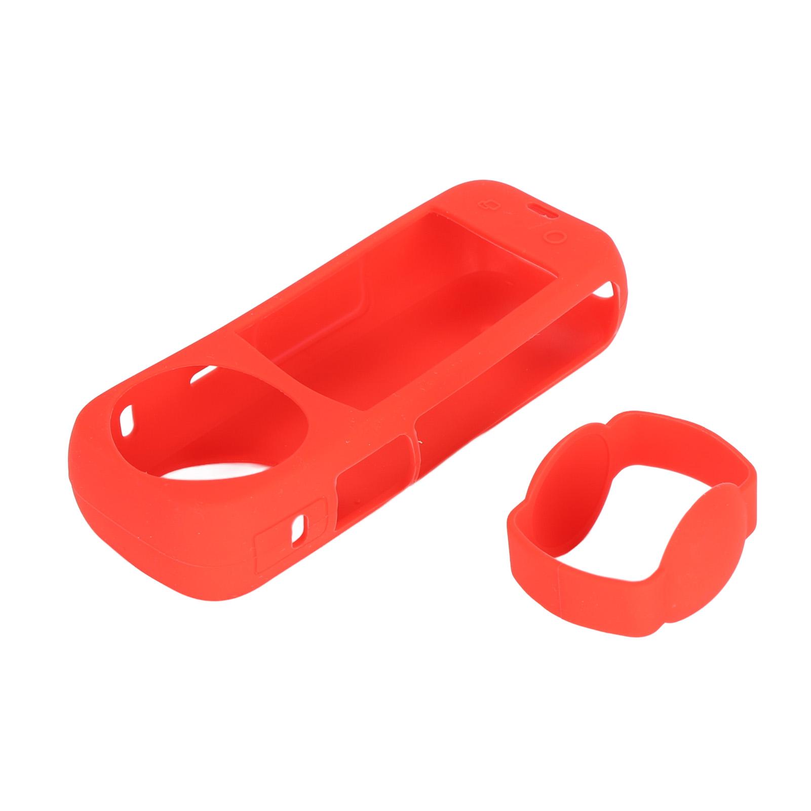 

Защитный чехол для экшн-камеры Силиконовый противоударный чехол Защита для панорамной камеры для Insta360 X4 красный