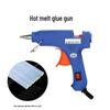 Multi-color 20W Hot Melt Glue Gun with Sticks for Home and Children's Crafts