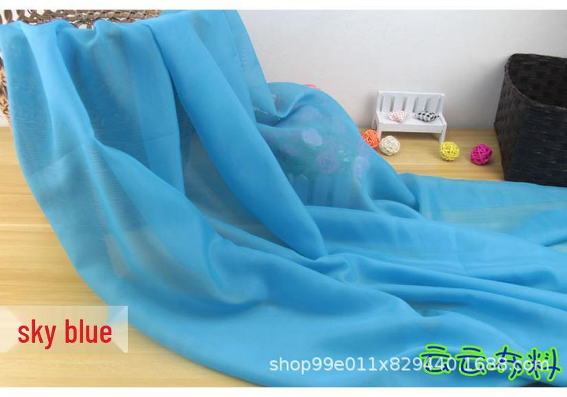 Special Offer Plain Chiffon Gauze Fabric for Clothing, DIY, Lining, Decoration & Wedding