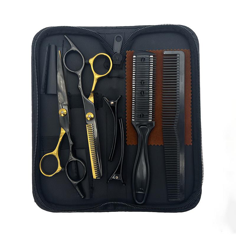 Wingsbro 6.7 Inches Hair Cutting Scissors/Thinning Shears Set Hairdressing Salon for Barber Tools