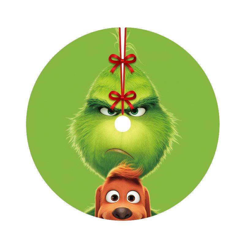 Christmas Tree Dress Ornaments Holiday Decorations Printed Ornaments Christmas Atmosphere New Year Decorations Multiple Styles