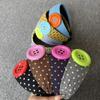 2026 Vintage Colorful Big Button Polka Dot Hairband Fashion Y2K Wide Headband Sweet Girl Hair Ornament for Party Streetwear Band