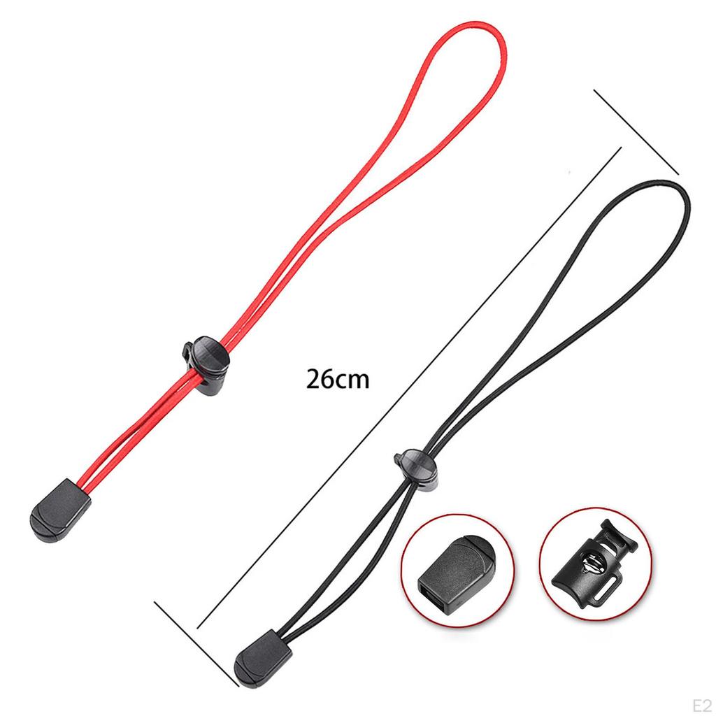 1 Paar Kordel mit verstellbarer Schnalle, Elastisches Seil für Rucksackhalterung Trekking Wanderstock