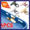Xiaomi 4-1 Piezas Mini Cordón Metálico para Teléfono Pestaña Universal Agujero Doble Agujero Silencioso Clip Cordón para Teléfono Junta para Tarjeta Cordón de Muñeca para Teléfono Móvil Juntas
