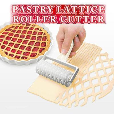 Großer Pizza-Seidenkocher, leicht zu reinigen, leichter Gitter-Rollschneider mit Loch zum Aufhängen, DIY-Küchen-Backwerkzeug für Pizza, Brot, Kuchen, Teig, Käse, Nudeln