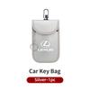 Car Styling Key Holder Portable Coin Purse Keyring Case Key Pouch Bag For Lexus CT ES GS NX IS250 CT200h IS300h ES300h RX400h NX HD7