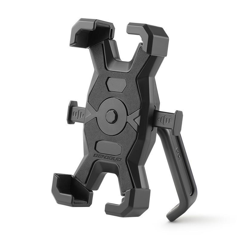 Mountain Bike Smartphone Holder Abs Stainless Steel Shockproof Navigation Mount For Cycling Enthusiasts