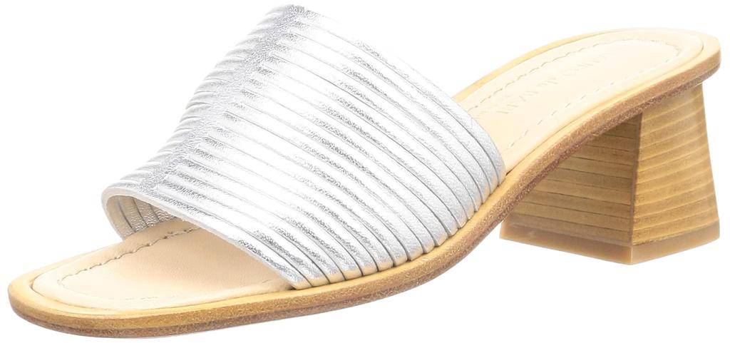 Sandály na podpatku cm [Mauro DiBari] A24B_ARGENTO Dámské 22,5 cm~23,0