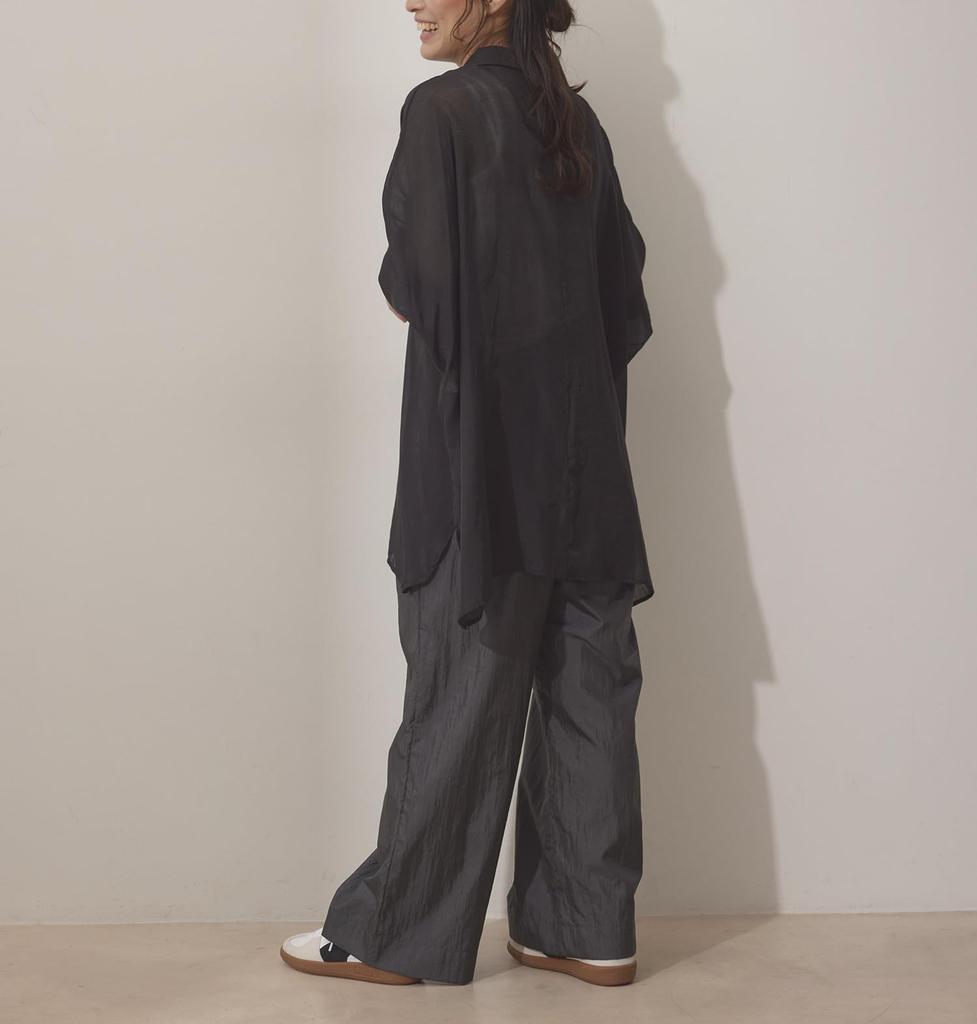 Nergy Dolman Sleeve Black Maine Women's Shirt, (01)