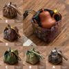 Sac de Rangement pour Service à Thé de Voyage Camping en Plein Air Pochette Portable pour Tasse à Thé Accessoires de Cérémonie du Thé Sacs Vintage Organisateur de Bijoux