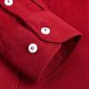Herren Slim Fit Cordhemd - Einfarbig, Langarm, Große Größe, Lässig Business, Japanischer & Koreanischer Stil, Frühling/Herbst Trend
