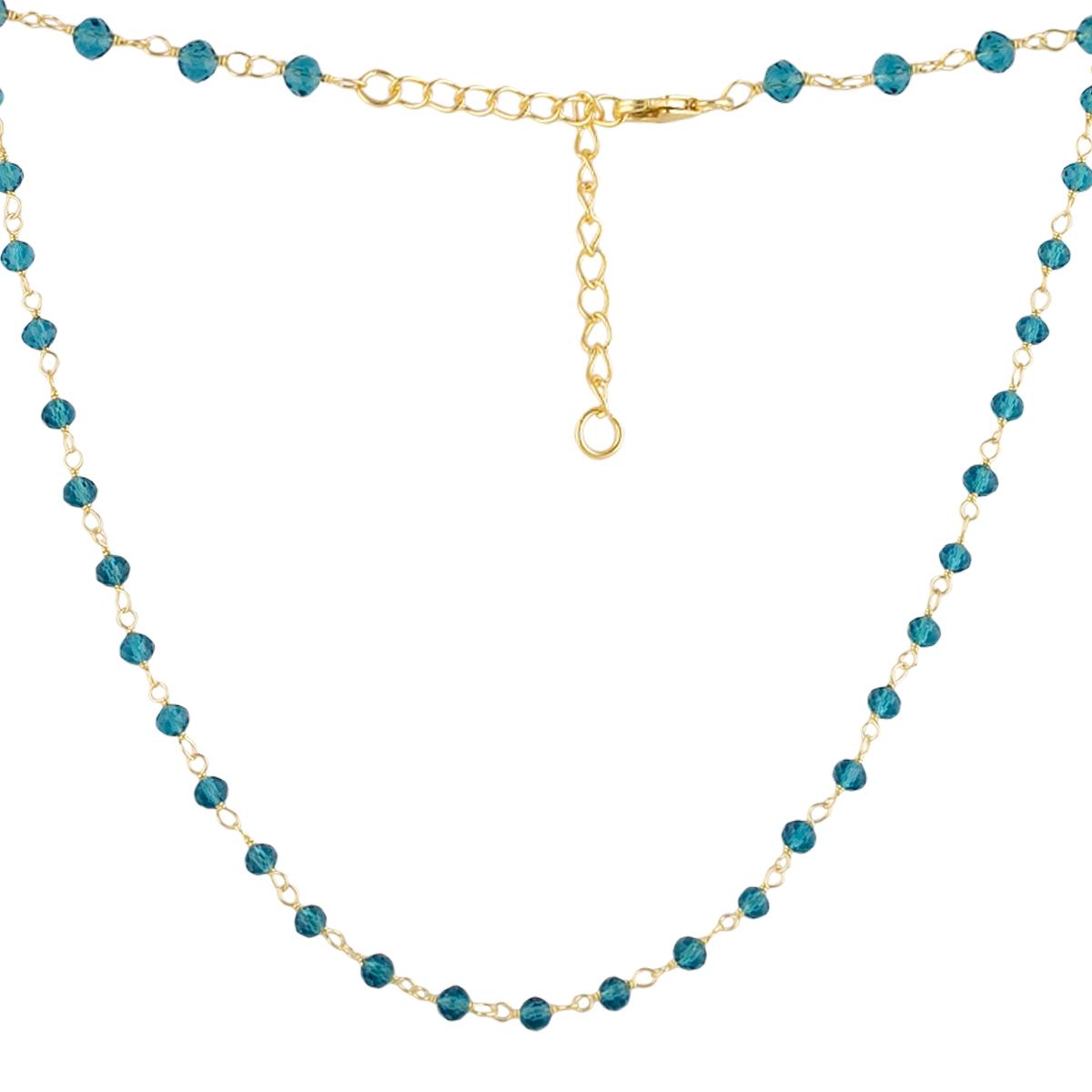 

Срібна каблучка з топазом Лондон Блю 10.615ct (2126232) 45-50cm синій