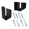 1 Set Stable Skateboard Wall Rack Lightweight Acrylic Wall-Mounted Skateboard Holder for Skateboard Shop