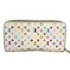 Louis Vuitton M60241 MonogramMulticolore Zippy Wallet Long Wallet White/pink