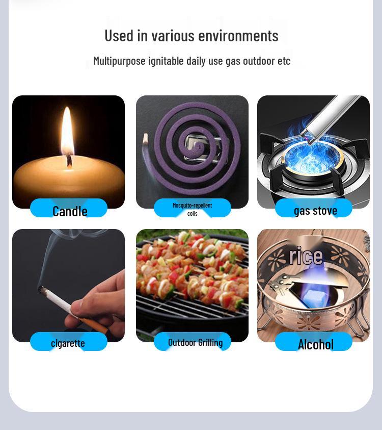 Windproof Rechargeable Kitchen and Outdoor BBQ Ignition Stick 002